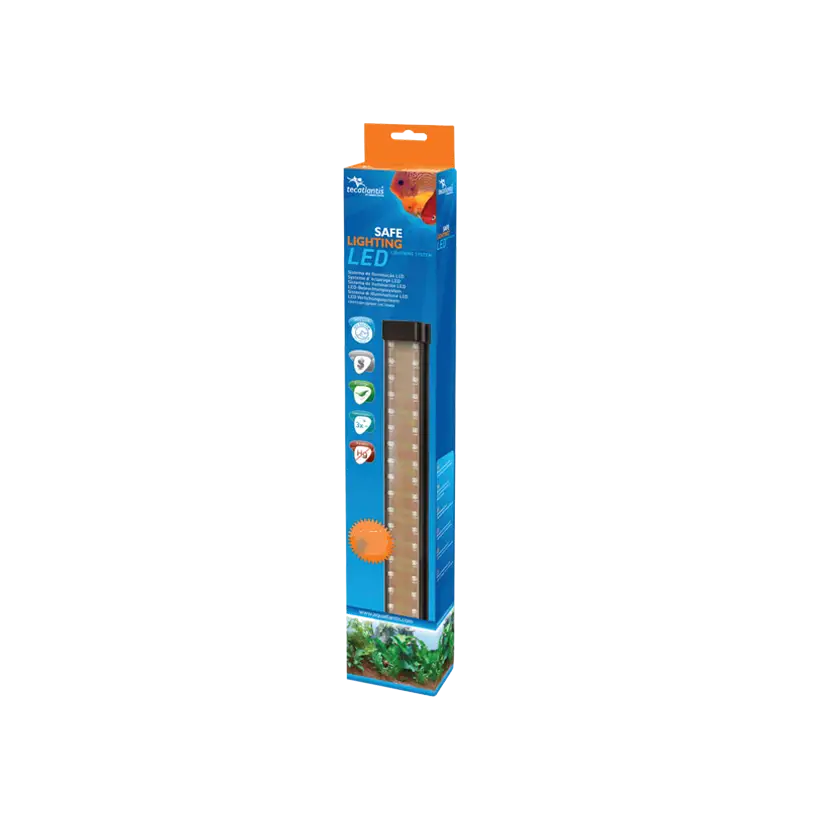 AQUATLANTIS - Safe Lighting 65 LED 6 W - Rampa LED para acuarios de agua dulce