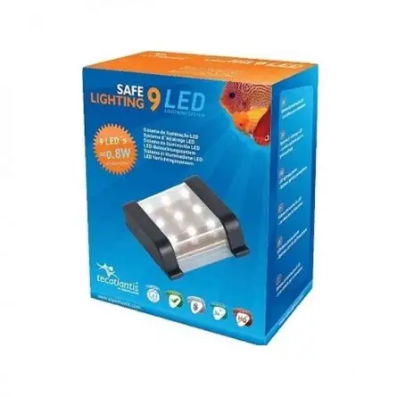 AQUATLANTIS - Safe Lighting 9 LED 0,8 W - Rampe LED pour aquarium d'eau douce