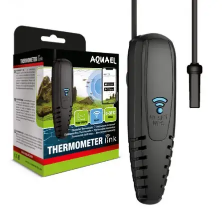 AQUAEL – Thermometer Link – Elektronisches Thermometer, gesteuert durch eine mobile Anwendung AQUAEL – Thermometer Link – Elektronisches Thermometer, gesteuert durch eine mobile Anwendung