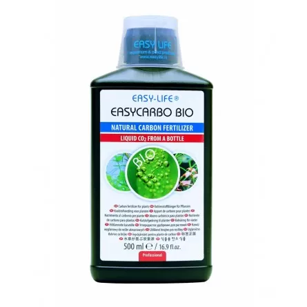 EASY LIFE - EasyCarbo Bio - 500ml - Source liquide naturelle de carbone pour plantes d'aquarium