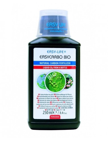 EASY LIFE - EasyCarbo Bio - 250ml - Source liquide naturelle de carbone pour plantes d'aquarium