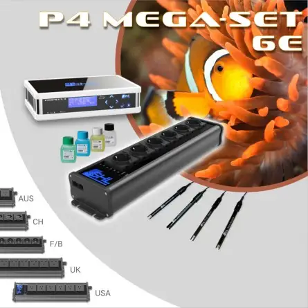 GHL - ProfiLux 4 Mega set 6E - Negro - Computadora de control de acuarios GHL - 1 GHL - ProfiLux 4 Mega set 6E - Negro - Computadora de control de acuarios GHL - 1