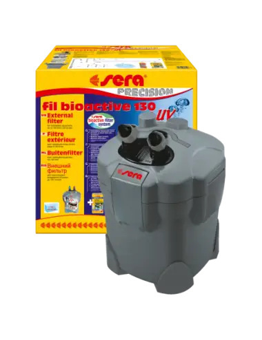 SERA - Bioaktivna nit 130 + UV − Zunanji filter 130l - za sladkovodne akvarije z UV-C
