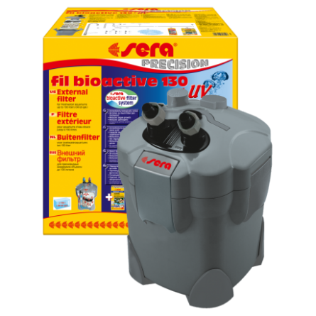 SERA - Fil bioactive 130 + UV − External filter 130l - for freshwater aquariums with UV-C SERA - Fil bioactive 130 + UV − External filter 130l - for freshwater aquariums with UV-C