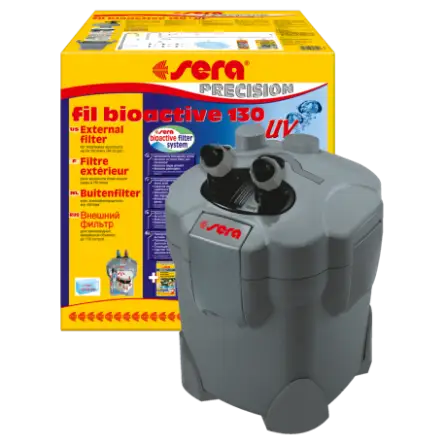 SERA - Fil bioactive 130 + UV − Filtro esterno 130l - per acquari d'acqua dolce con UV-C SERA - Fil bioactive 130 + UV − Filtro esterno 130l - per acquari d'acqua dolce con UV-C