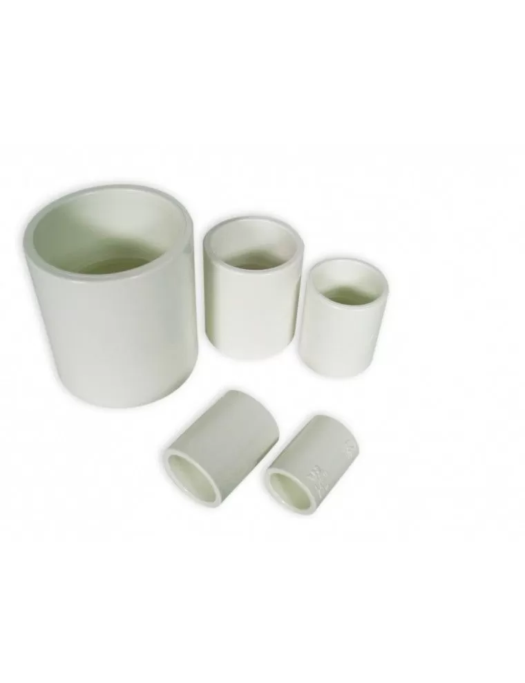 ROYAL EXCLUSIV - Tubo de PVC manguito / casquillo - Ø 40mm blanco - PVC blanco