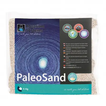 ACQUARIUM SYSTEMS - Paleosand - sabbia naturale di aragonite - 5 kg in 2 granulometrie (1-2 mm e 3 mm) ACQUARIUM SYSTEMS - Paleosand - sabbia naturale di aragonite - 5 kg in 2 granulometrie (1-2 mm e 3 mm)