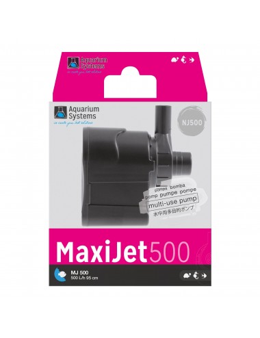 AQUARIUM SYSTEMEN - MaxiJet 500 pomp - 500 l/u - Dompelpomp voor zoet- en zeewater