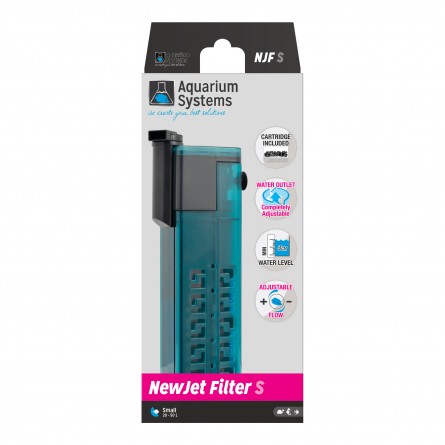 AQUARIUM SYSTEMS - New Jet - FILTER SMALL - Multi-function internal filter.