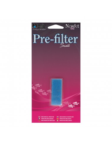 SISTEMAS DE ACUARIO - Prefiltro mecánico pequeño - 1 pieza - Para New Jet
