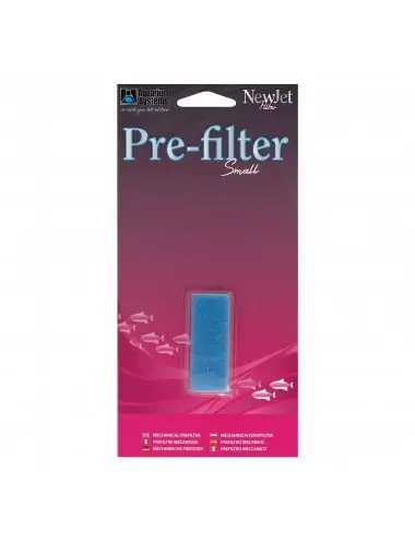 SISTEMAS DE AQUÁRIO - Pré-filtro mecânico pequeno - 1 peça - Para New Jet