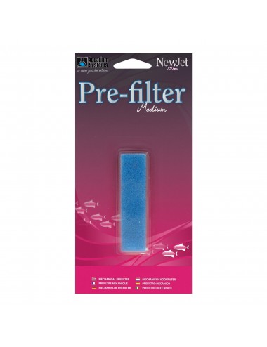 SISTEMAS DE ACUARIO - Medio de prefiltro mecánico - 1 pieza - Para New Jet