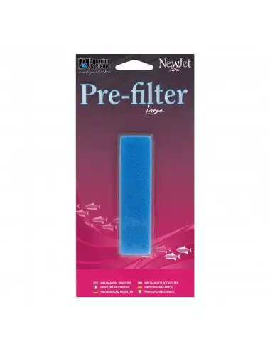 AQUARIUM SYSTEMS - Préfiltre mécanique large - 1 pièce - Pour New Jet