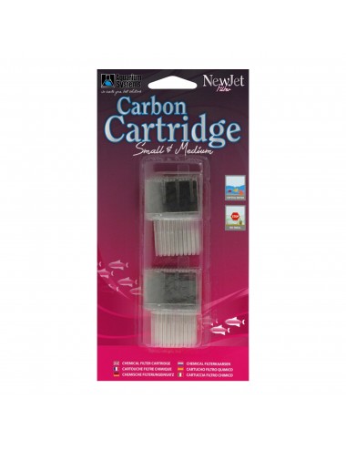 AQUARIUM SYSTEMS - Cartouche charbon actif Small & Medium - pour New Jet