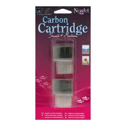 AQUARIUM SYSTEMS - Small & Medium activated carbon cartridge - for New Jet