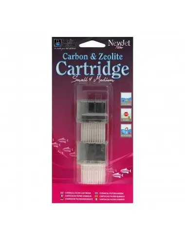 AQUARIUM SYSTEMS - Chemical Cartridge - Carbon & Zeo - Small & Medium - pour New Jet