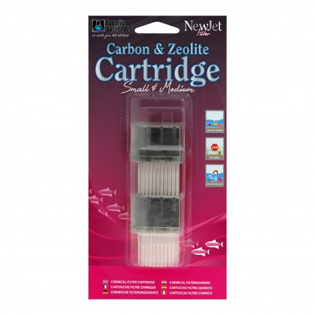 AQUARIUM SYSTEMS - Chemical Cartridge - Carbon & Zeo - Small & Medium - for New Jet AQUARIUM SYSTEMS - Chemical Cartridge - Carbon & Zeo - Small & Medium - for New Jet