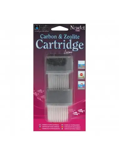 AQUARIUM SYSTEMS - Chemische cartridge - Carbon en Zeo - Groot - voor nieuwe Jet