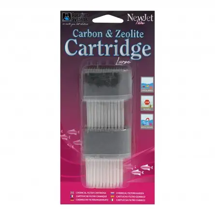 AQUARIUM SYSTEMS - Cartuccia Chimica - Carbon & Zeo - Large - per New Jet AQUARIUM SYSTEMS - Cartuccia Chimica - Carbon & Zeo - Large - per New Jet