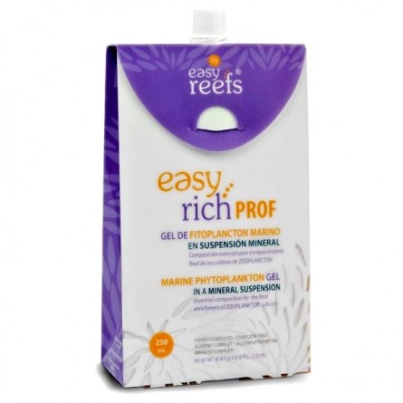 Easy Reefs - Easy Rich Prof - 250 ml - Gel Per l'arricchimento delle colture di zooplancton. Easy Reefs - Easy Rich Prof - 250 ml - Gel Per l'arricchimento delle colture di zooplancton.