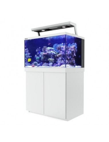 MAR ROJO - Aquarium Max® S-400 + 2x ReefLED - Gabinete blanco - 400 litros