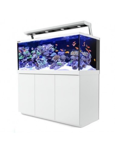 CRVENO MORE - Aquarium Max® S-650 + 4x ReefLED - Bijeli ormarić - 650 litara