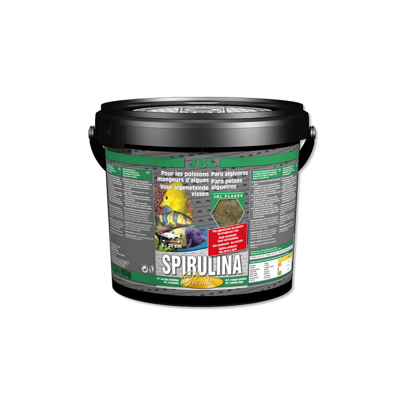 JBL - Espirulina - 5,5 L - Alimento premium para comedores de algas