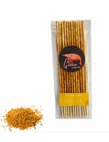 Gioia Shrimp - Set 12 organskih lizik s cvetnim prahom - za akvarijske kozice