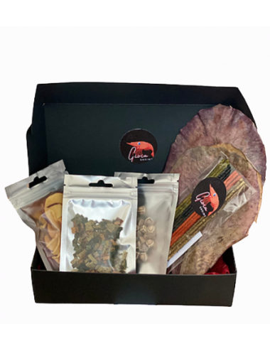 Gioia Shrimp Gift Set - 1 Pack Lollies, Mixed Pellets, Chips - For Aquarium Shrimp