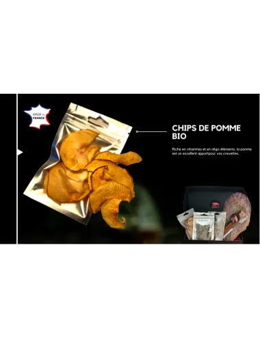 Gioia Shrimp - Coffret cadeau - 1 lot de Lollies, granulés mixtes, chips - Pour crevettes d'aquarium