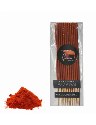 Gioia Shrimp - paket od 12 organskih lizalica od paprike - za akvarijske škampe