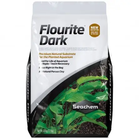 SEACHEM - Flourite Dark - 3,5 kg - Premium naravni prod za akvarij z rastlinami SEACHEM - Flourite Dark - 3,5 kg - Premium naravni prod za akvarij z rastlinami