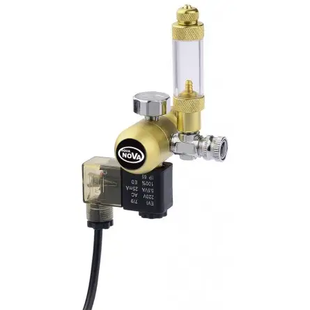 AQUA NOVA - Regolatore di pressione CO² - Regolatore di pressione di precisione con elettrovalvola AQUA NOVA - Regolatore di pressione CO² - Regolatore di pressione di precisione con elettrovalvola