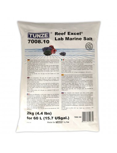 Tunze - Sal marina Reef Excel Lab - 2 kg - Sal marina