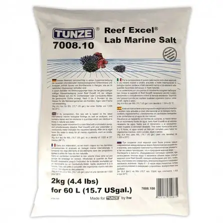 Tunze - Morska sol Reef Excel Lab - 2 kg - Morska sol