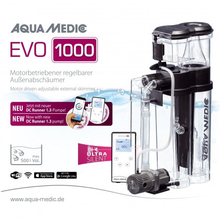 AQUA-MEDIC - EVO 1000 - Unutarnji skimmer - Akvariji 500 litara