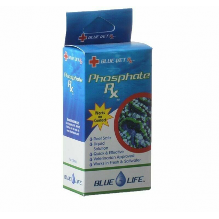 BLUE LIFE USA - Phosphate Rx - 30ml - Élimine les phosphates BLUE LIFE USA - Phosphate Rx - 30ml - Élimine les phosphates