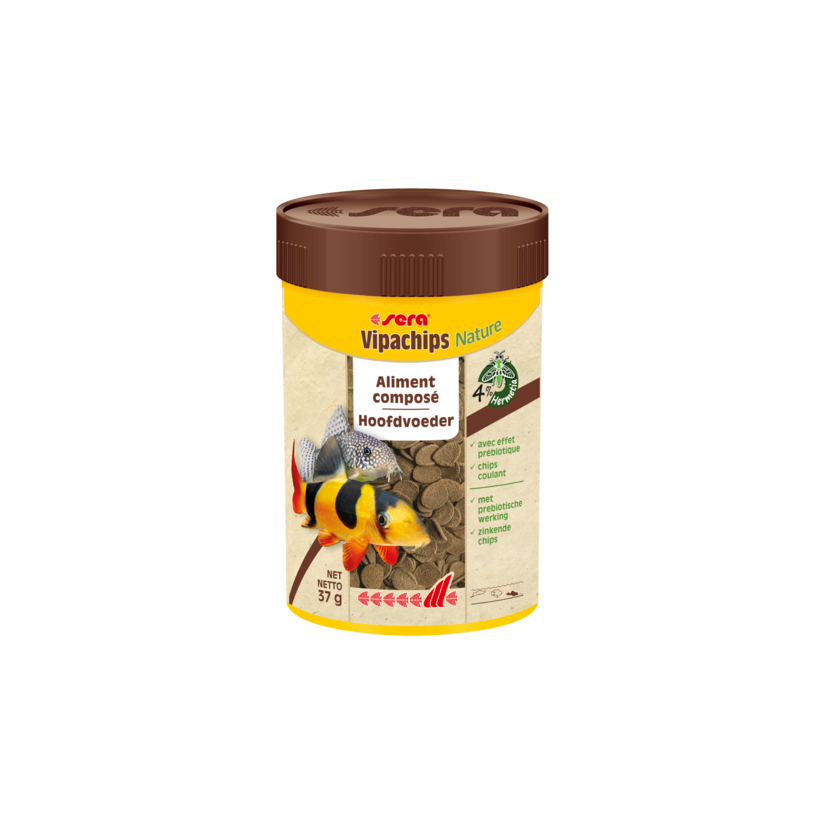 SERA - Vipachips Nature - 100ml - Mischfutter für Zierfische