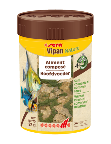 SERA - Vipan Nature - 100ml - Alimento para peces ornamentales
