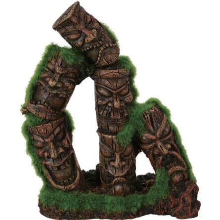 ZOLUX - Totem Kipouss de 3 colunas - 10x6x13 cm - Decoração artificial forrada com sementes