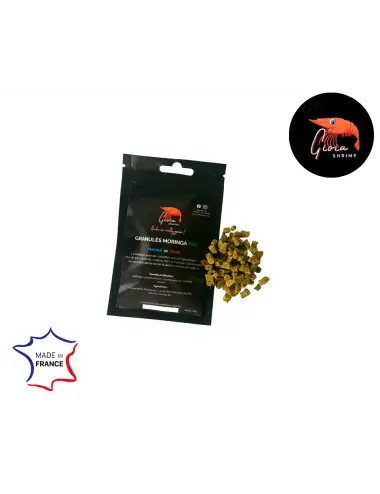 Gioia Shrimp - Bio Moringa Granule - 10gr - Naravna hrana za kozice