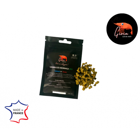 Gioia Shrimp - Grânulos de Moringa Orgânica - 10gr - Alimento natural para camarões Gioia Shrimp - Grânulos de Moringa Orgânica - 10gr - Alimento natural para camarões
