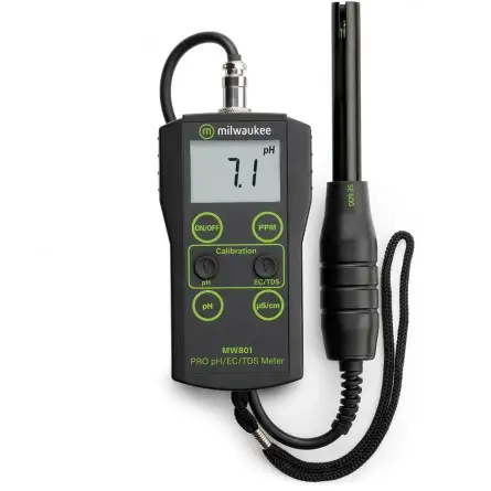 MILWAUKEE - Testeur 3 en 1 pH/EC/TDS MILWAUKEE - Testeur 3 en 1 pH/EC/TDS