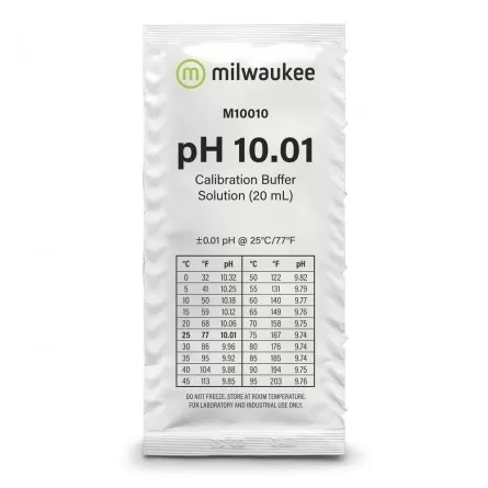 MILWAUKEE - pH 10.01 Calibration Solution - 20ml