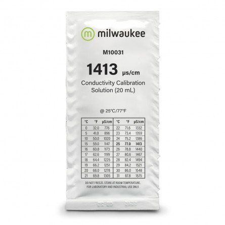 MILWAUKEE - Solution de calibrage TDS 1,413 μS/cm MILWAUKEE - Solution de calibrage TDS 1,413 μS/cm