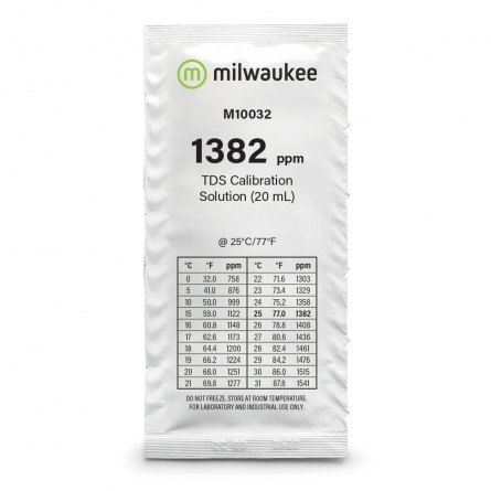 MILWAUKEE - Solution de calibrage TDS 1382ppm MILWAUKEE - Solution de calibrage TDS 1382ppm