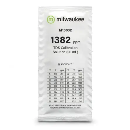 MILWAUKEE - Soluzione di calibrazione TDS 1382ppm