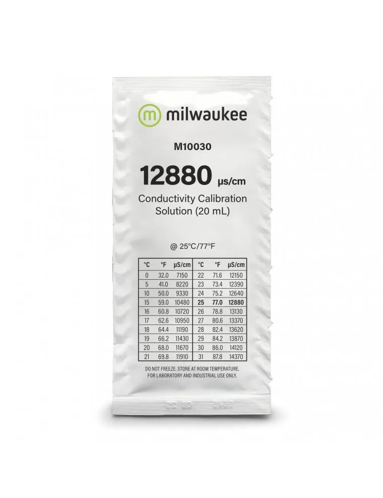 MILWAUKEE - Solution de calibrage 12880 µS/cm - 20ml