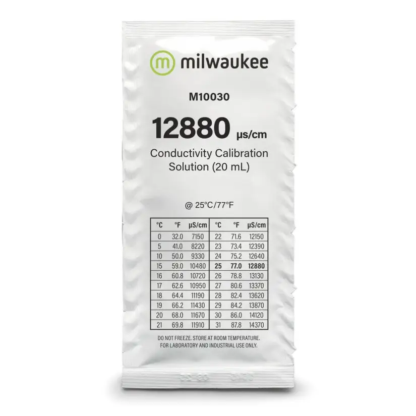 MILWAUKEE - Solution de calibrage 12880 µS/cm - 20ml