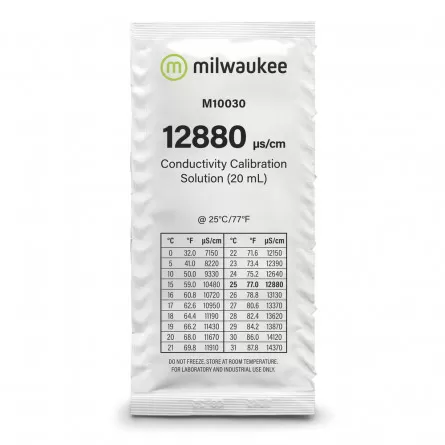 MILWAUKEE - Solution de calibrage 12880 µS/cm - 20ml